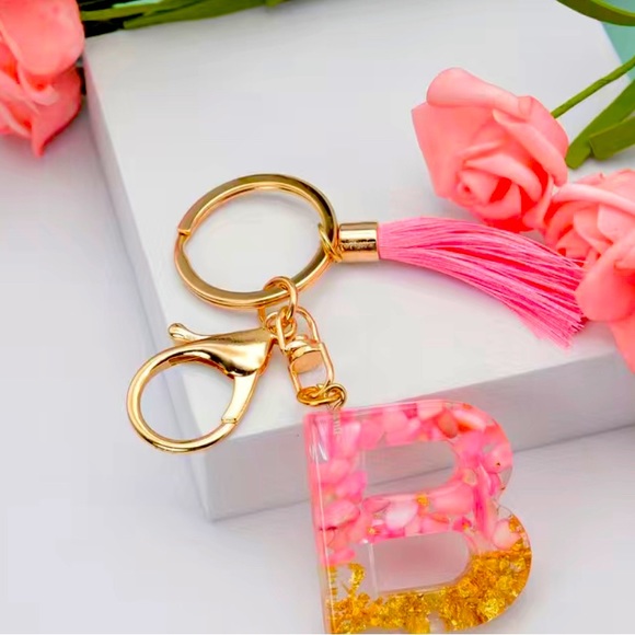 NWT-Alphabet Charms-Pink &Gold - Picture 3 of 7